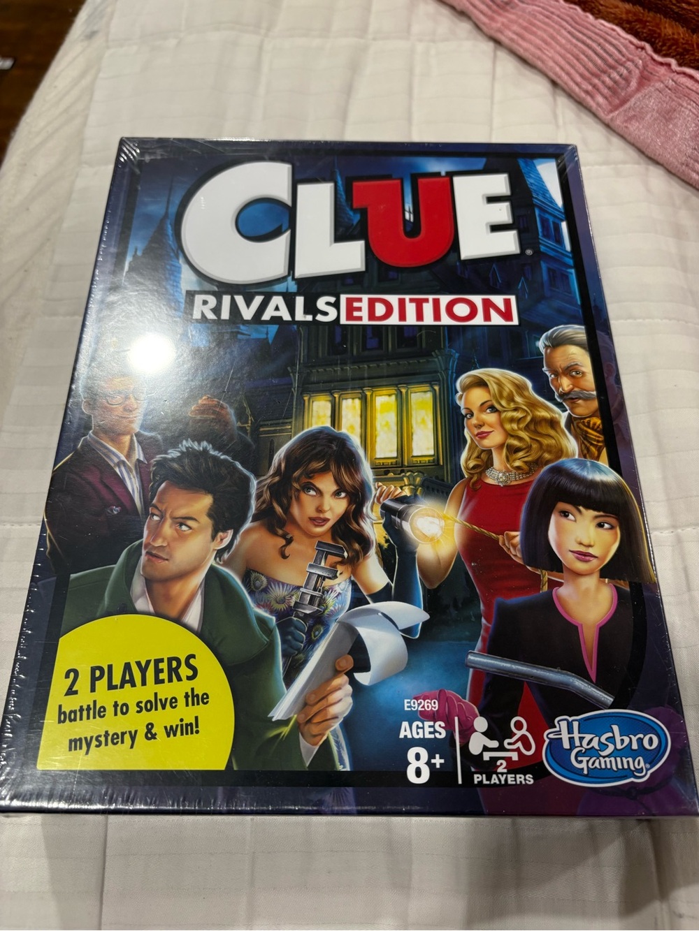 Hasbro CLUE Rivals Edition Two-Player Mystery Game — Blue & Red Artwork